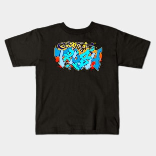 Graff Trash color splasher Kids T-Shirt